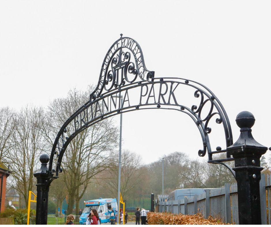 Sign of Britannia Park