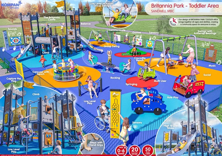 New toddler play area design