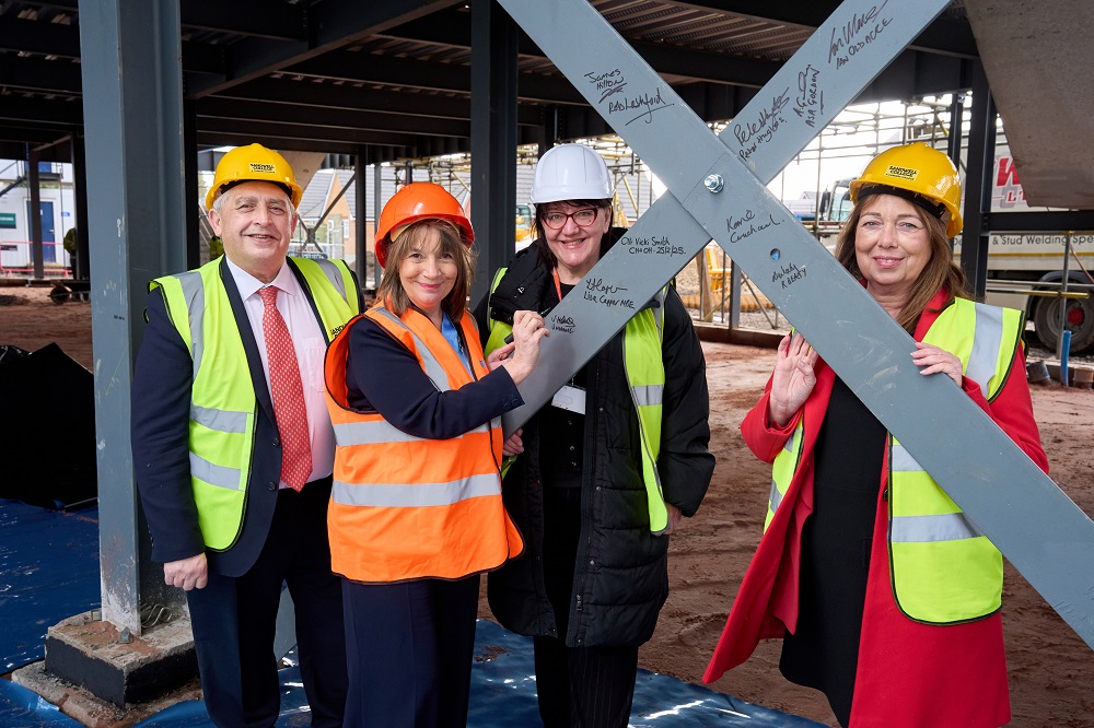 Cradley Heath Skills Campus topping out