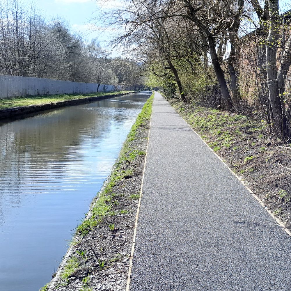 Upgraded towpath