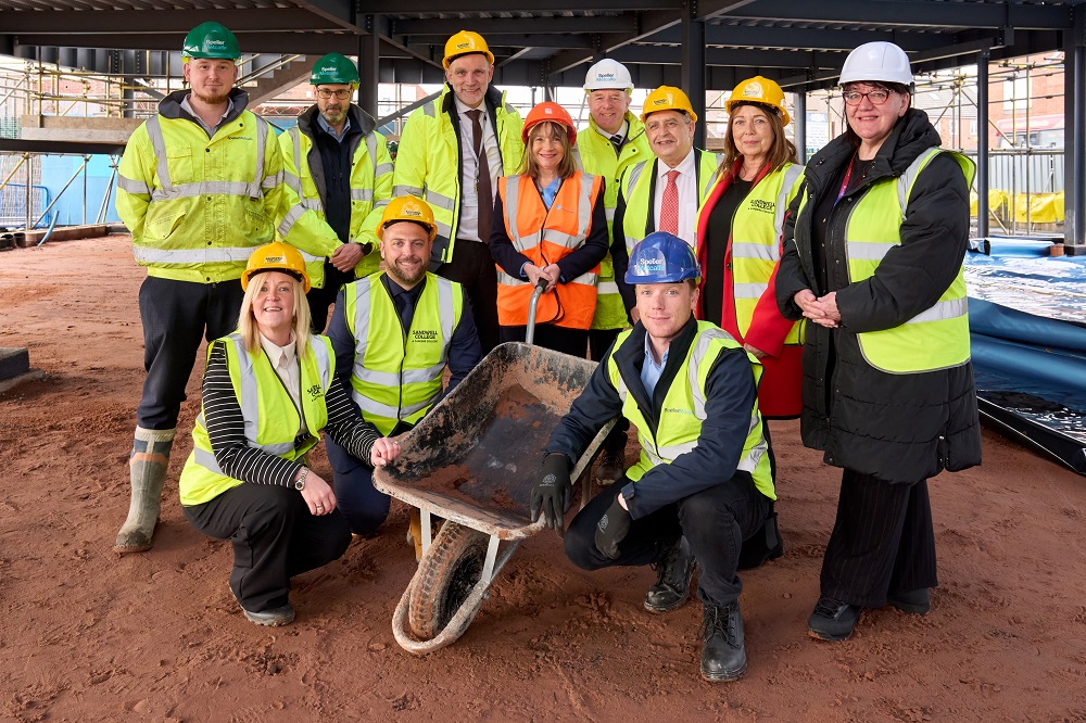 Cradley heath skills campus topping out