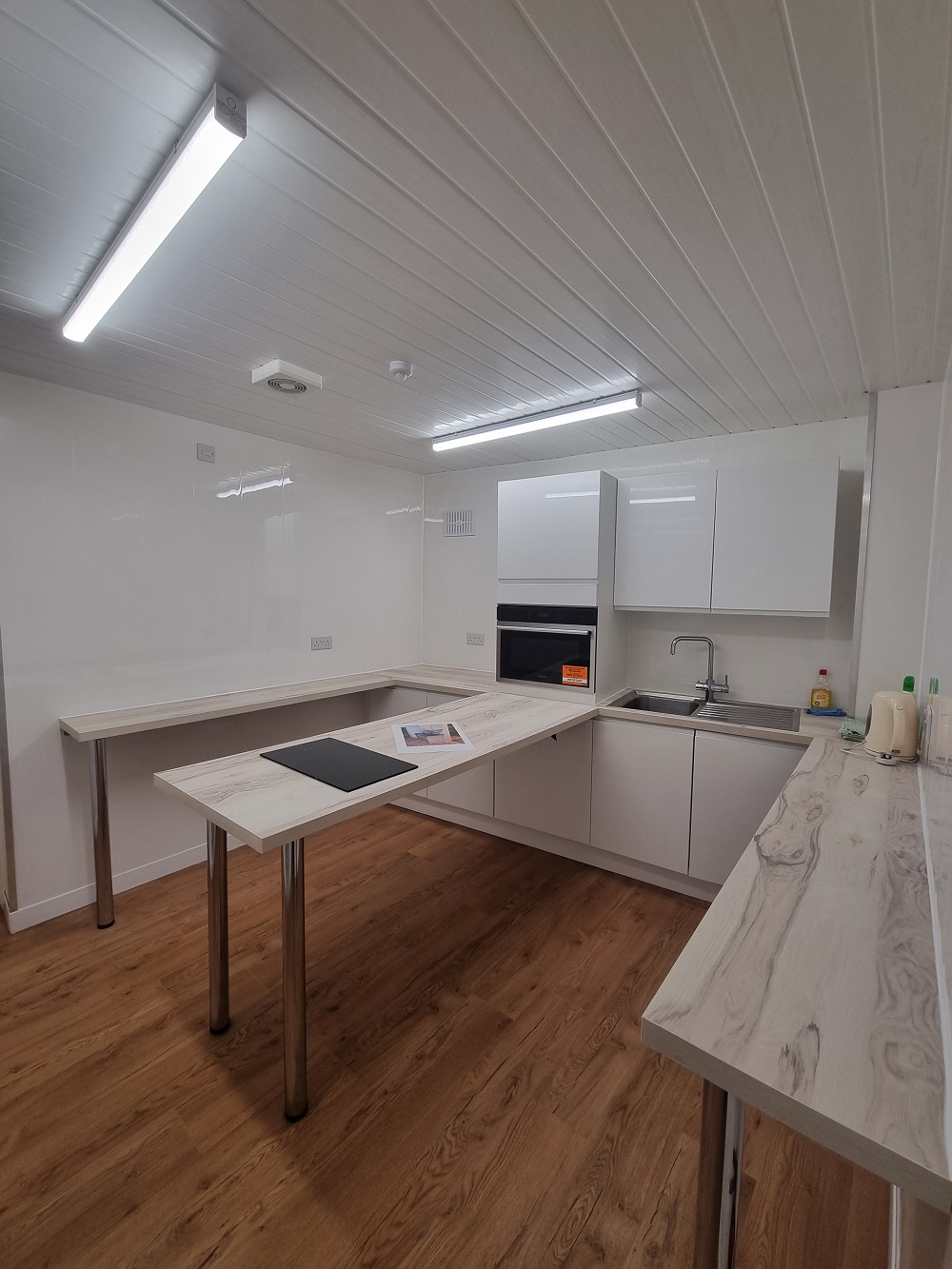 Photo of the kitchen area at the Digital Den