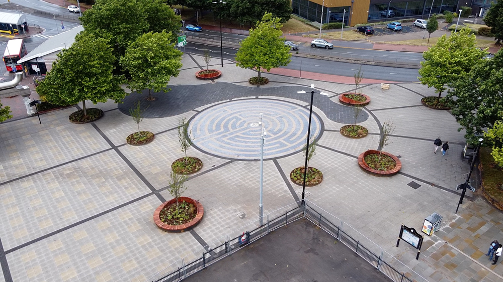 Ethelfleda Square following public realm improvements