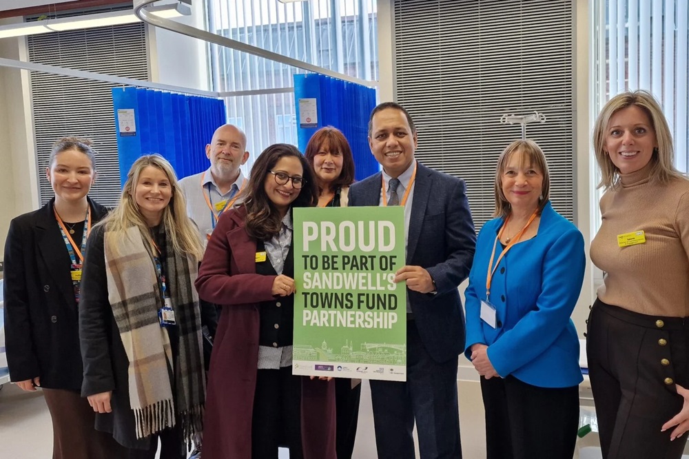 Photo of key partners at the new learning campus