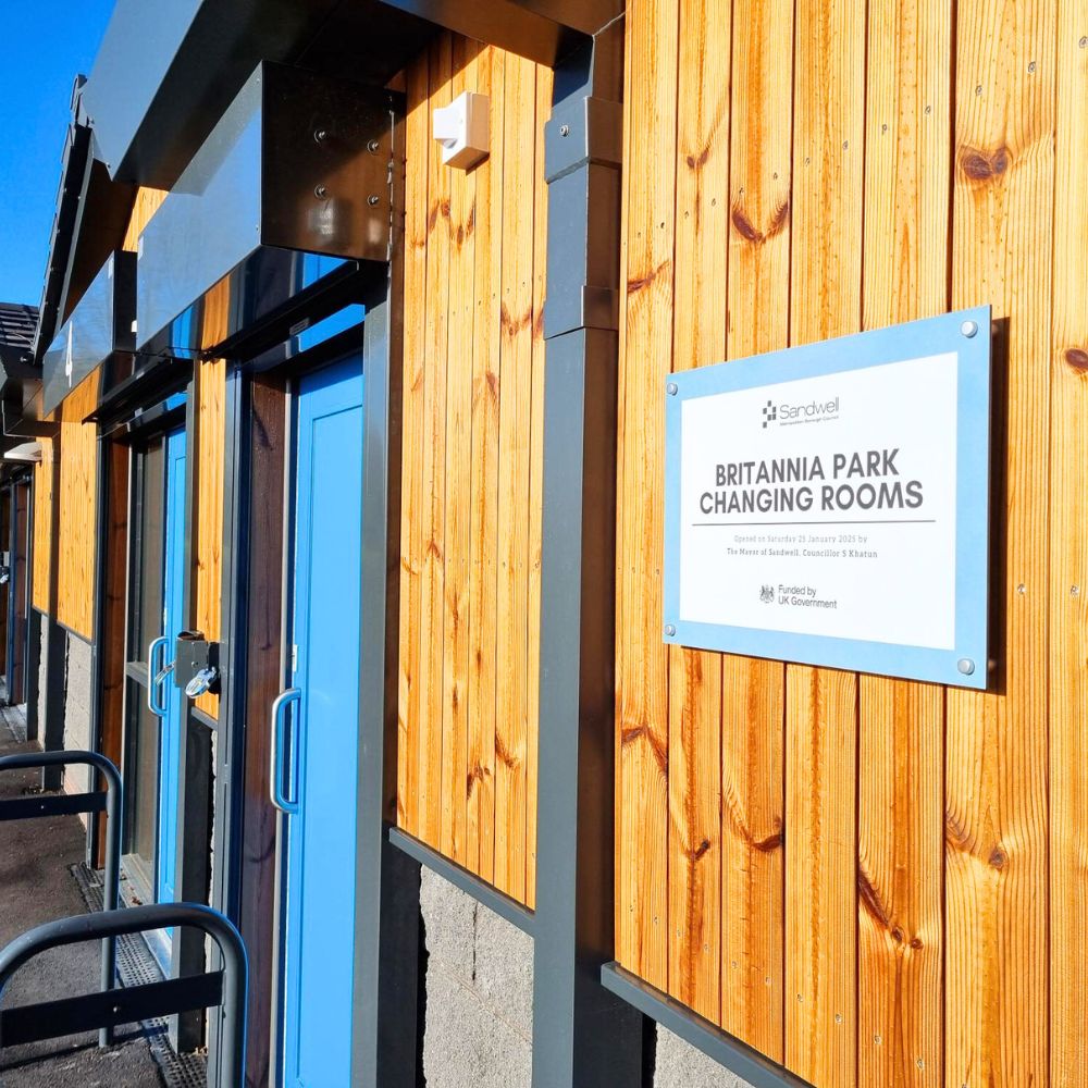 New changing rooms at Britannia Park