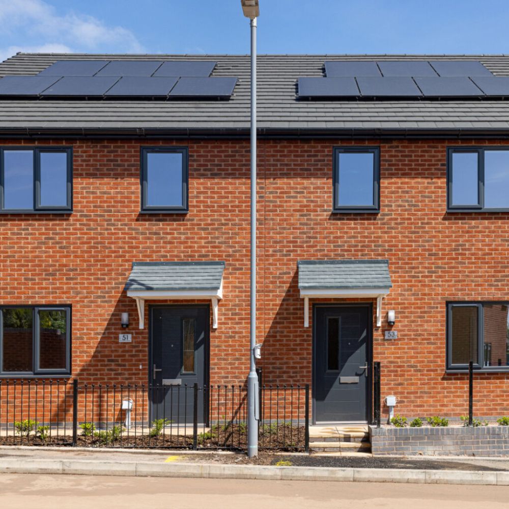 New homes at St Vincent Street in West Bromwich