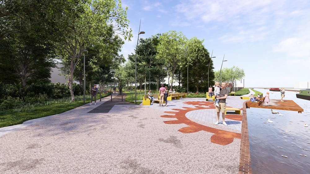 Tipton Town Centre artist concept design