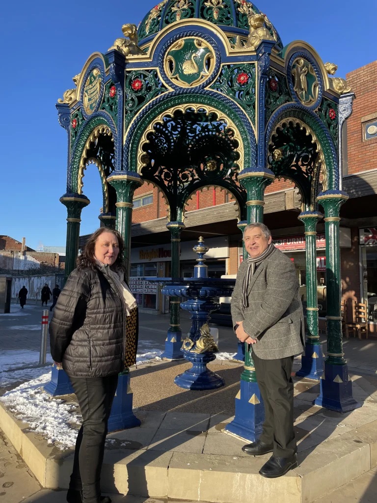 Chris Hinson, Chair of West Bromwich Town Deal Board and Councillor Peter Hughes, Cabinet Member for Regeneration &amp; Infrastructure