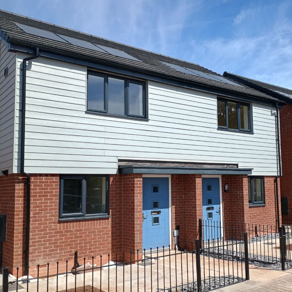 New homes at West End Avenue, in Smethwick